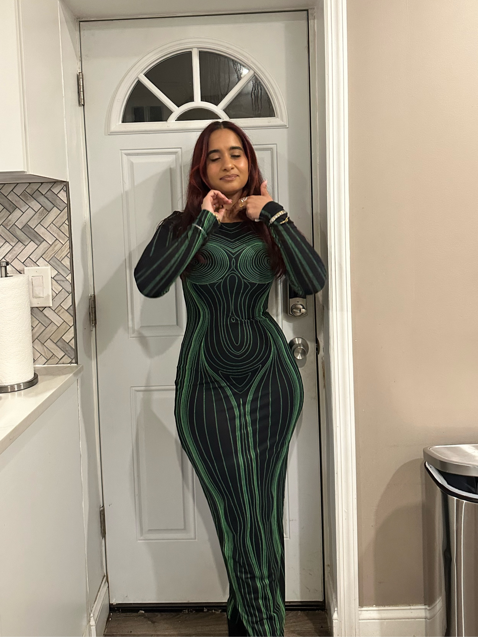 The korpo dress from the kript! Had me feeling like a total baddie 😈😈😈
