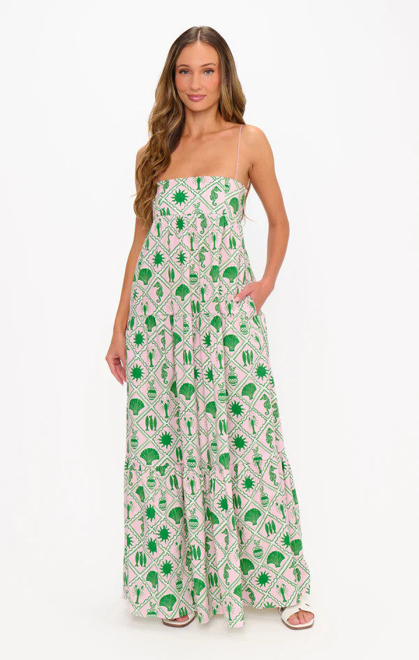 Long Weekend Maxi Dress ~ Coastal Collage | Show Me Your Mumu