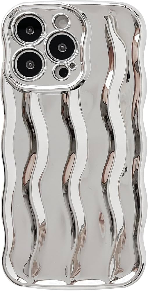 Caseative for iPhone 13 Pro Case,Water Ripple Pattern Curly Wave Frame Soft Compatible with iPhon... | Amazon (US)