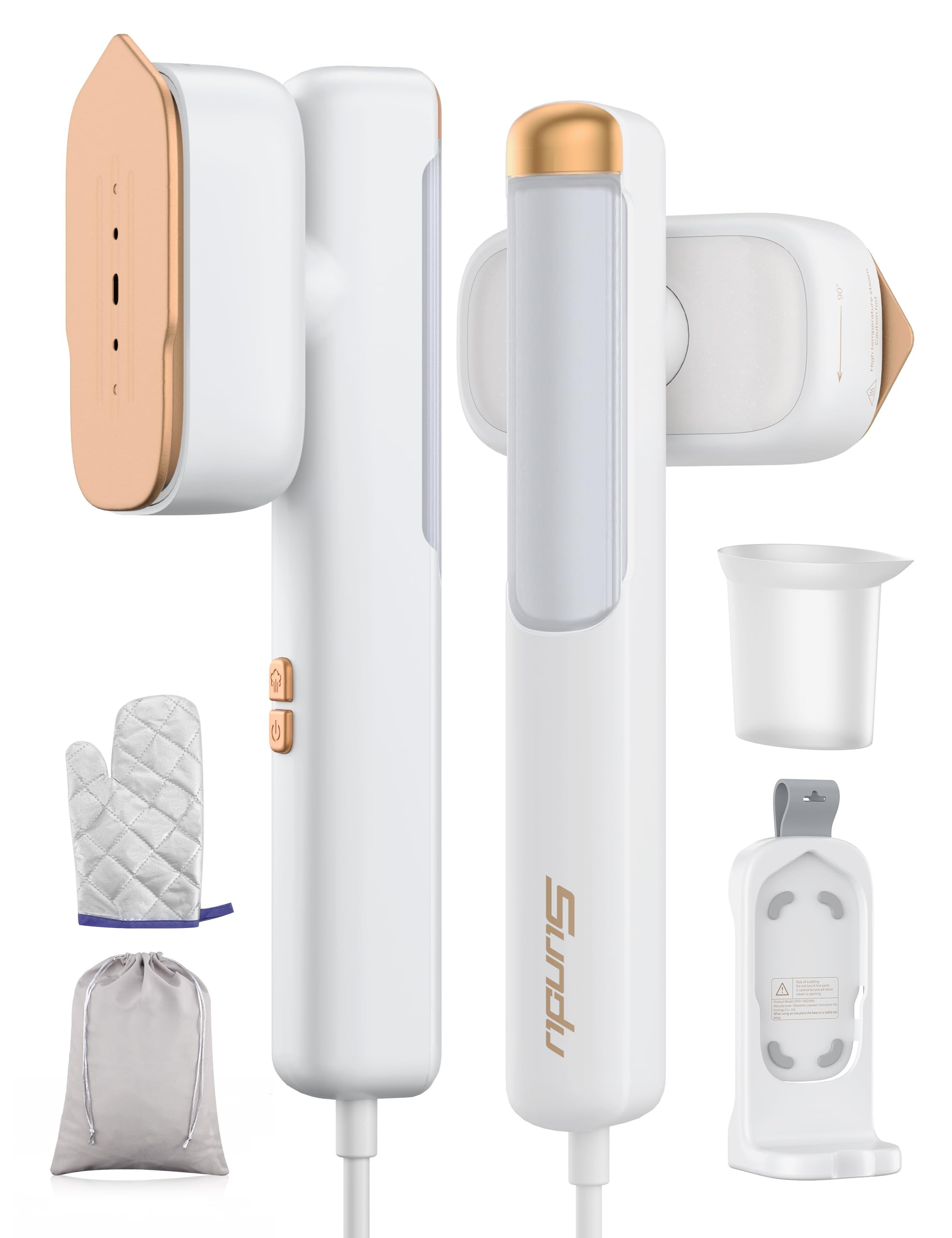 Travel Steamer for Clothes, Portable Mini Clothes irons, 120-240V Adaptive Voltage Clothes Steame... | Amazon (US)