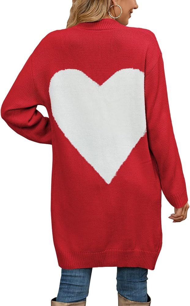 Alsol Lamesa Long Cardigan Sweater for Women,Open Front Cardigan Color Block,Long Sleeve Knit Lig... | Amazon (US)