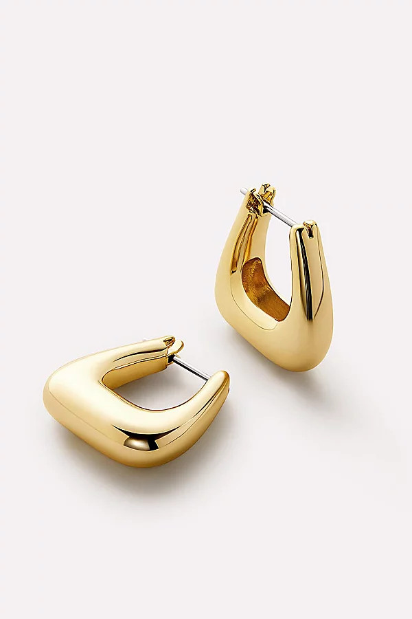 Ana Luisa Colene Chunky Hoop Earrings in Gold, Women's at Urban Outfitters | Urban Outfitters (US and RoW)