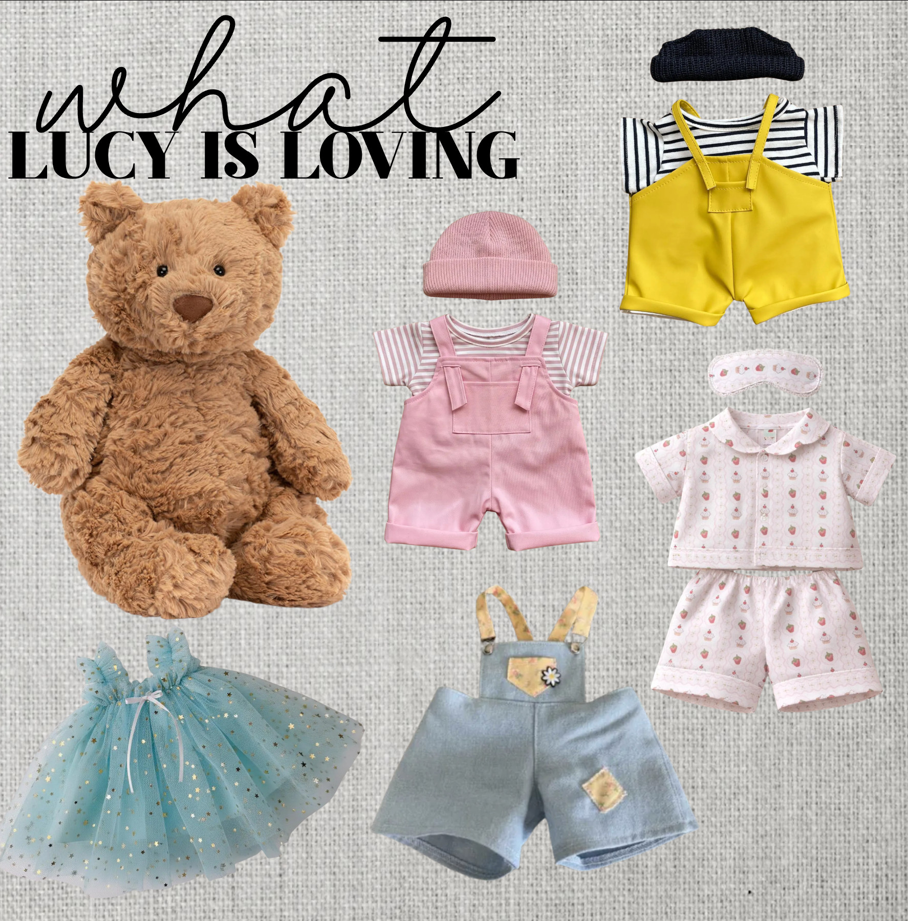 Such a smart idea! You can buy separate outfits for your Bartholomew Bear to change up his look without needing to buy a brand new bear. 

 