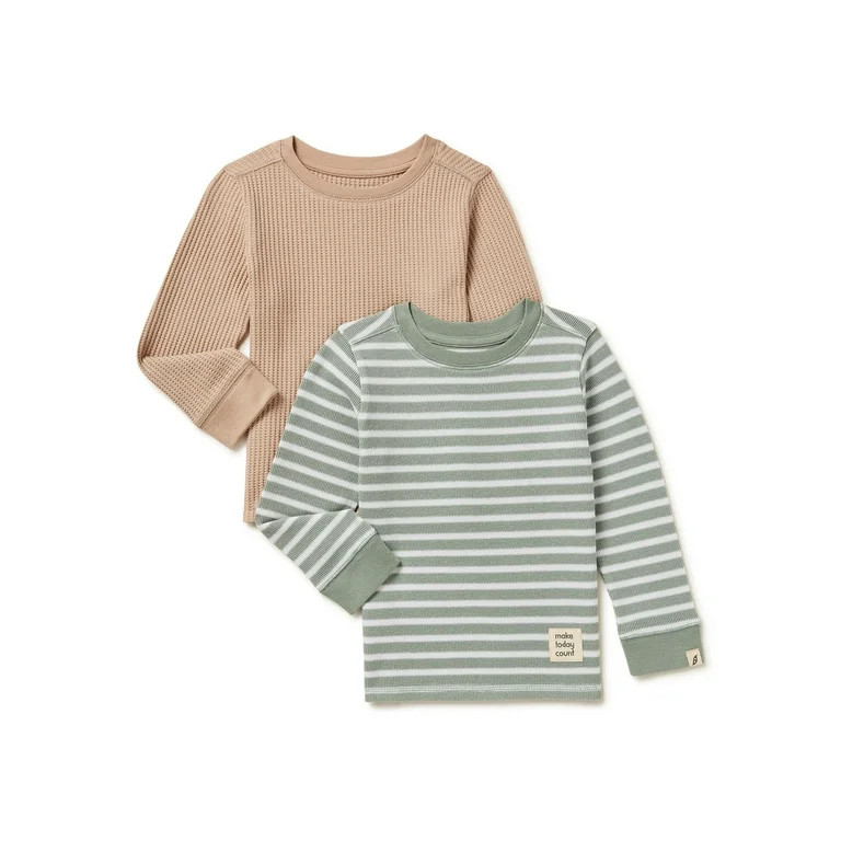 easy-peasy Baby and Toddler Boy Long-Sleeve T-Shirts, 2-Pack, Sizes 12M-5T | Walmart (US)
