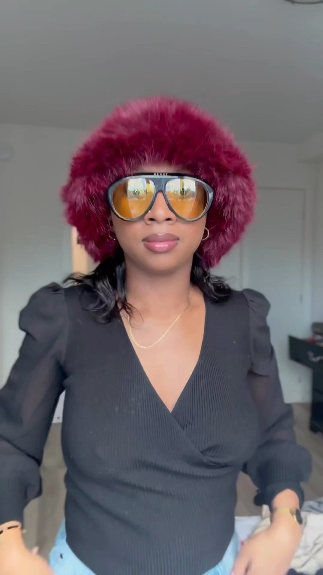 It’s 27 degrees in NYC and I love dressing up in my coziest outfits to hit the streets. I love my fuzzy bucket hat , it’s a must have this winter. 

#LTKStyleTip #LTKBeauty #LTKGiftGuide