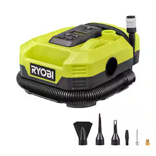 RYOBI ONE+ 18V Cordless Dual Function Inflator/Deflator(Tool Only) PCL031B - The Home Depot | The Home Depot