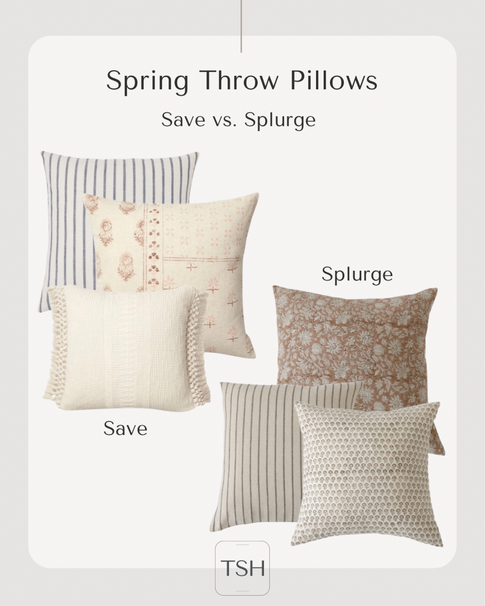 Spring throw pillows, home decor, living room, Target Studio McGee

#LTKunder100 #LTKFind #LTKhome