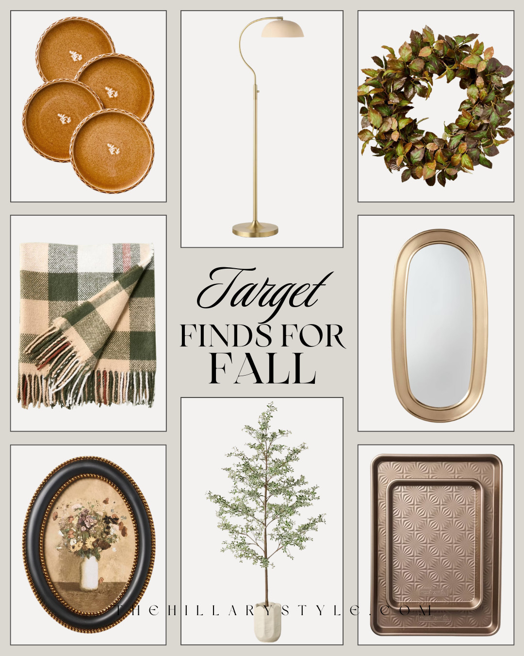 Target Fall Home Finds for a Cozy, Elevated Refresh

New Hearth & Hand with Magnolia arrivals are here at Target, and the fall collection is full of warm, elevated pieces for the season. Think vintage-inspired artwork, rich autumn greenery, plaid throws, warm brass lighting, statement mirrors, and timeless seasonal dinnerware—all with that cozy, collected designer look. Save these new Target fall home finds before your favorites sell out.

#HearthAndHand #HearthAndHandWithMagnolia #TargetHome #TargetFinds #TargetStyle #TargetNewArrivals #FallHomeDecor #FallDecor #FallDecorating #CozyHome #DesignerInspired #AffordableHomeDecor #TransitionalStyle #CollectedHome #MagnoliaHome #HomeDecor #HomeInspo #LTKFinds #TheHillaryStyle 

 

#LTKHome #LTKSeasonal #LTKHome