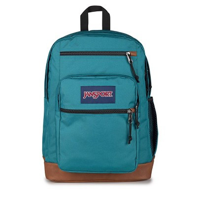 JanSport Cool Student 17.5" Backpack Fits 15" Laptop Synthetic Leather Bottom - Emerald Green | Target
