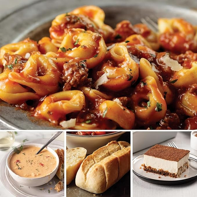 Omaha Steaks Valentine's Day Little Italy Date Night (Tortellini in Filet Mignon Bolognese, Lobst... | Amazon (US)