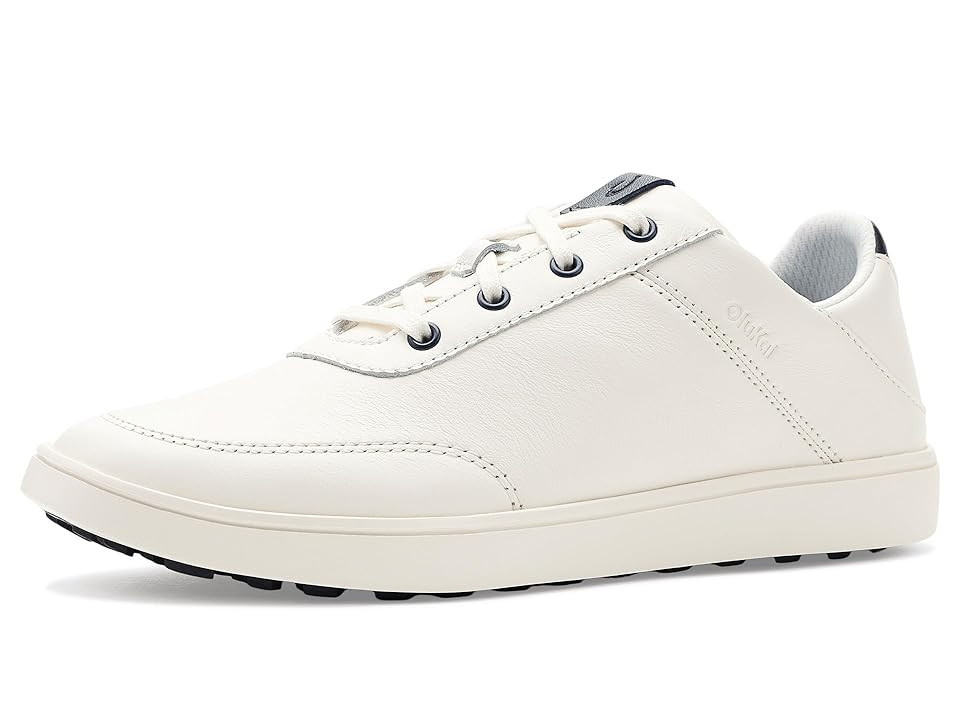 OluKai Puakea Women's Golf Shoes Bright White/Trench Blue: 6 B - Medium, Leather | Zappos.com