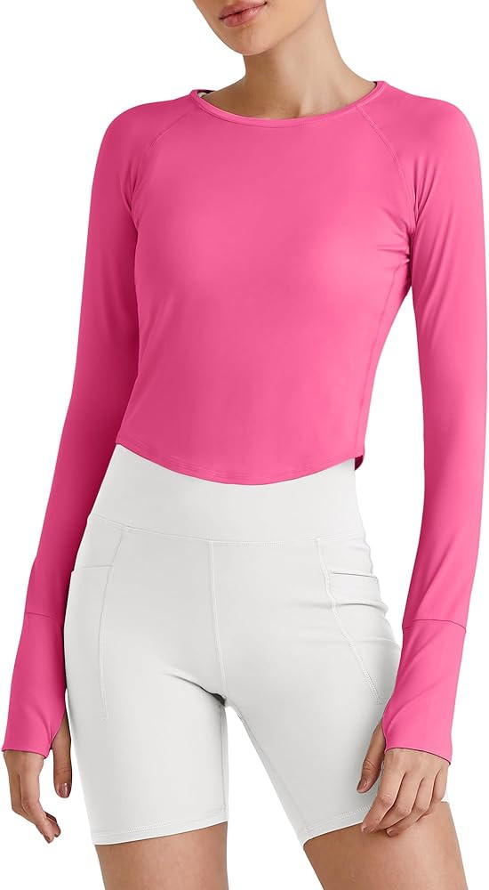G4Free UPF 50+ Rash Guard for Women Long Sleeve Workout Tops Lightweight Sun Shirts UV Protection... | Amazon (US)