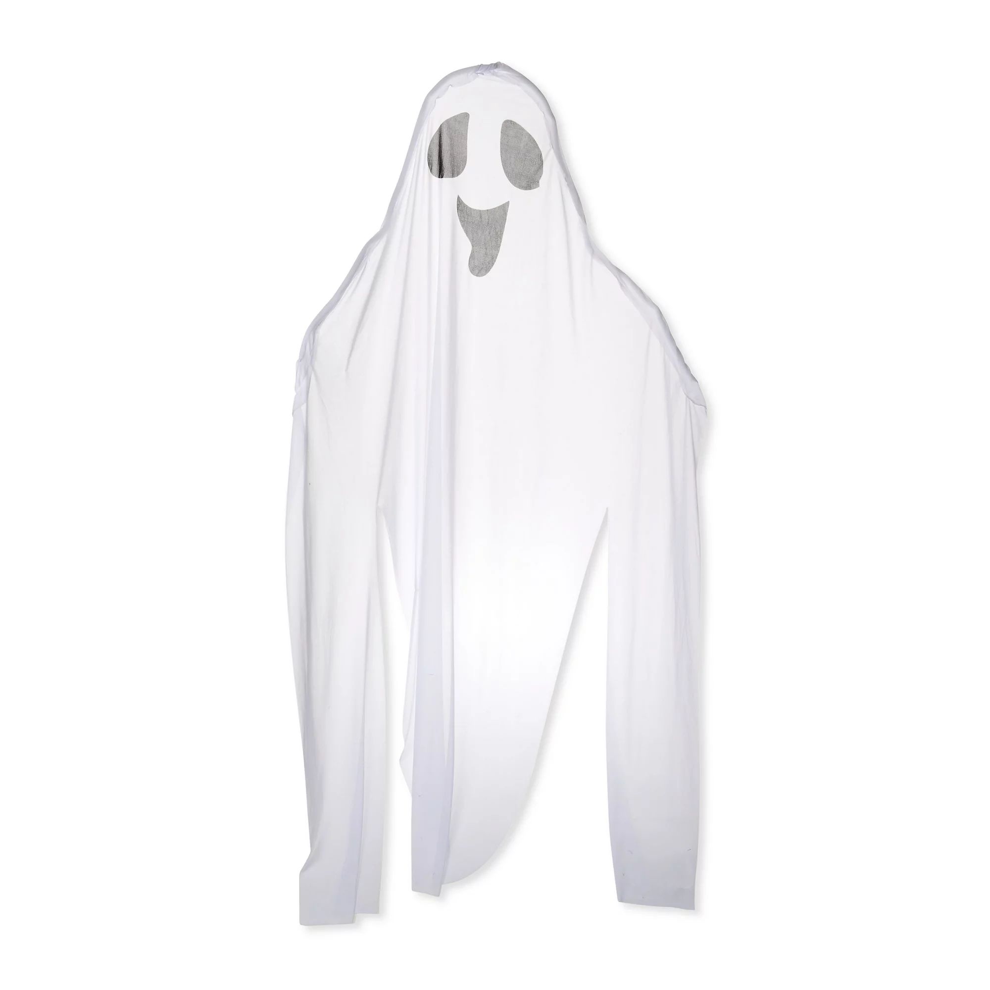 Halloween Hanging Ghost Porch Decor, White, 0.43 lb, 7 ft, by Way To Celebrate | Walmart (US)