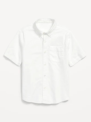 Short-Sleeve Oxford Shirt for Boys | Old Navy (US)