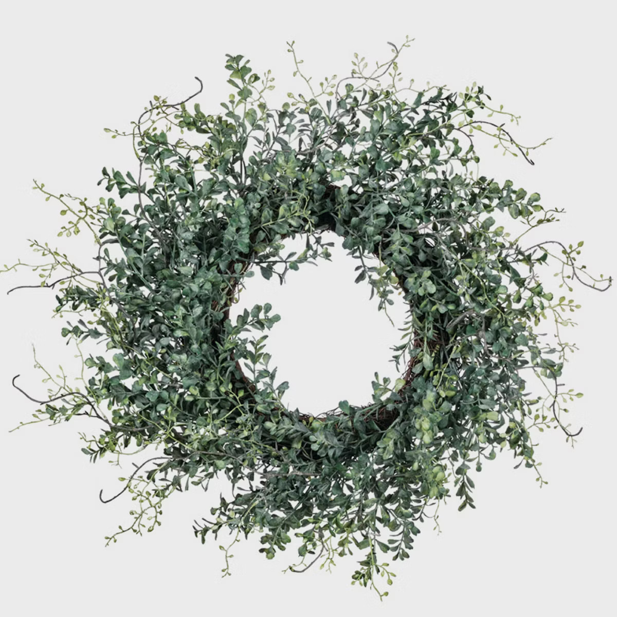 Sullivans Artificial 24" Blue Boxwood Wreath | Target