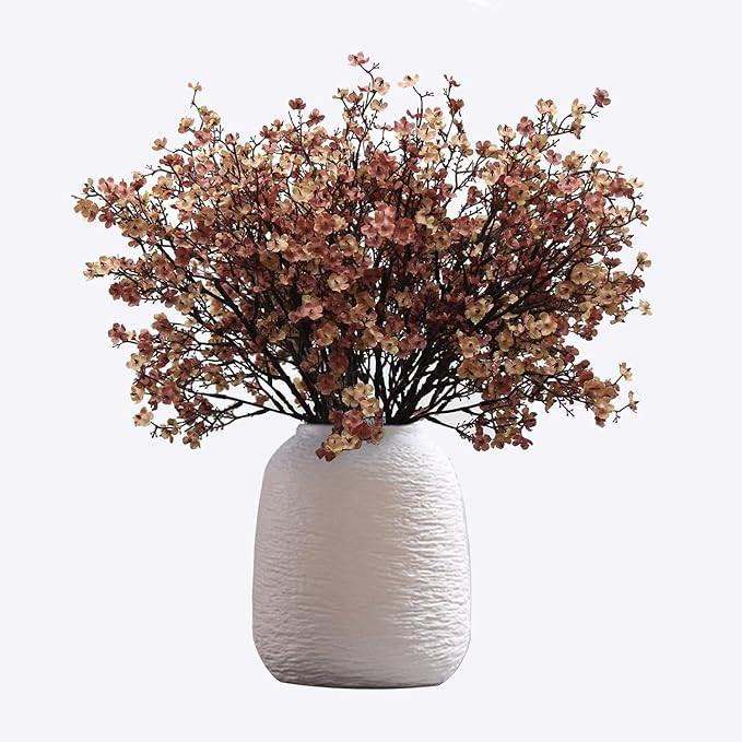 WEISPARK Artificial Flowers - Fake Babys Breath Flowers Gypsophila Bouquet Bulk Real Touch Faux S... | Amazon (US)