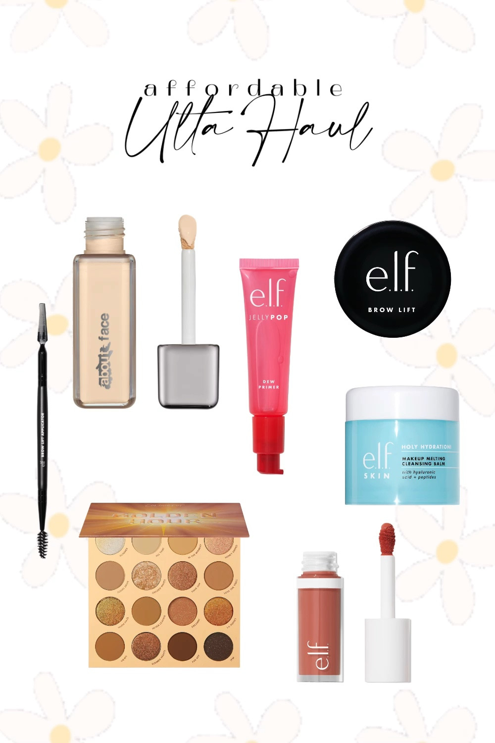 Affordable makeup haul! Everything here is from Ulta.com where you can get $15 off $50 right now!

Elf cosmetics colourpop feather brows full face smokey eye makeup remover

#LTKbeauty #LTKfindsunder50 #LTKsalealert