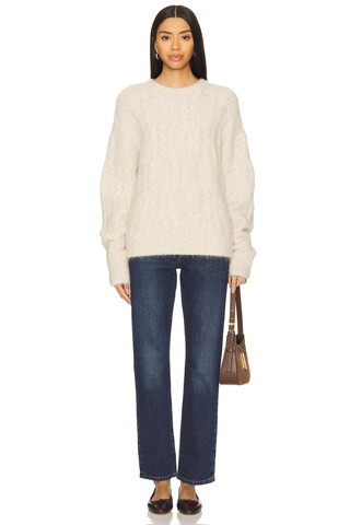 Marisol Sweater in Light Oat | Revolve Clothing (Global)