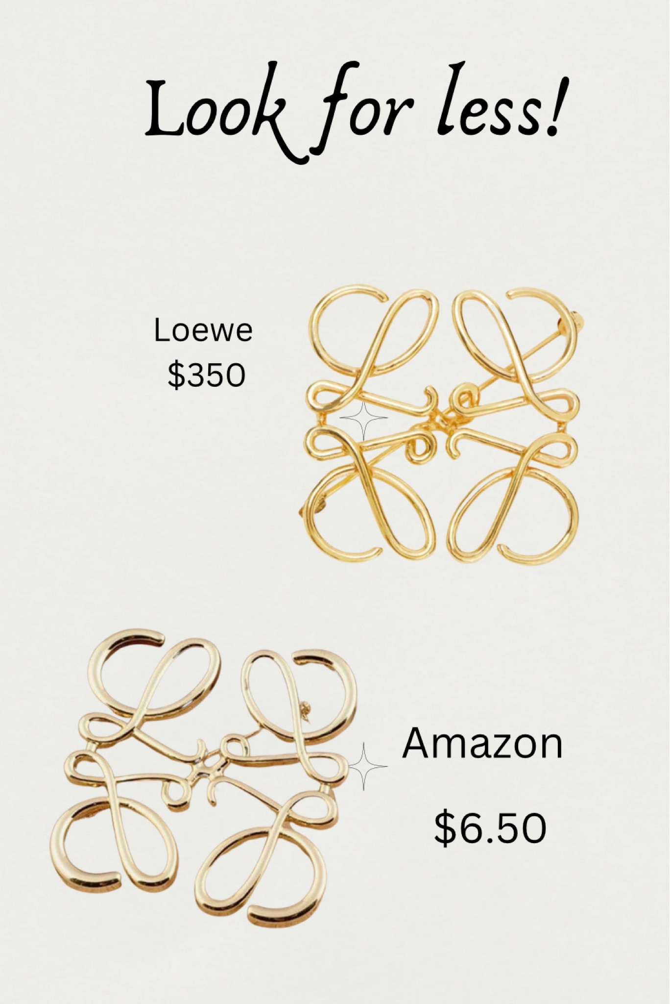 Loewe anagram brooch / splurge accessory/ Amazon look for less / amazon designer dupe 

#LTKfindsunder50 #LTKstyletip #LTKworkwear