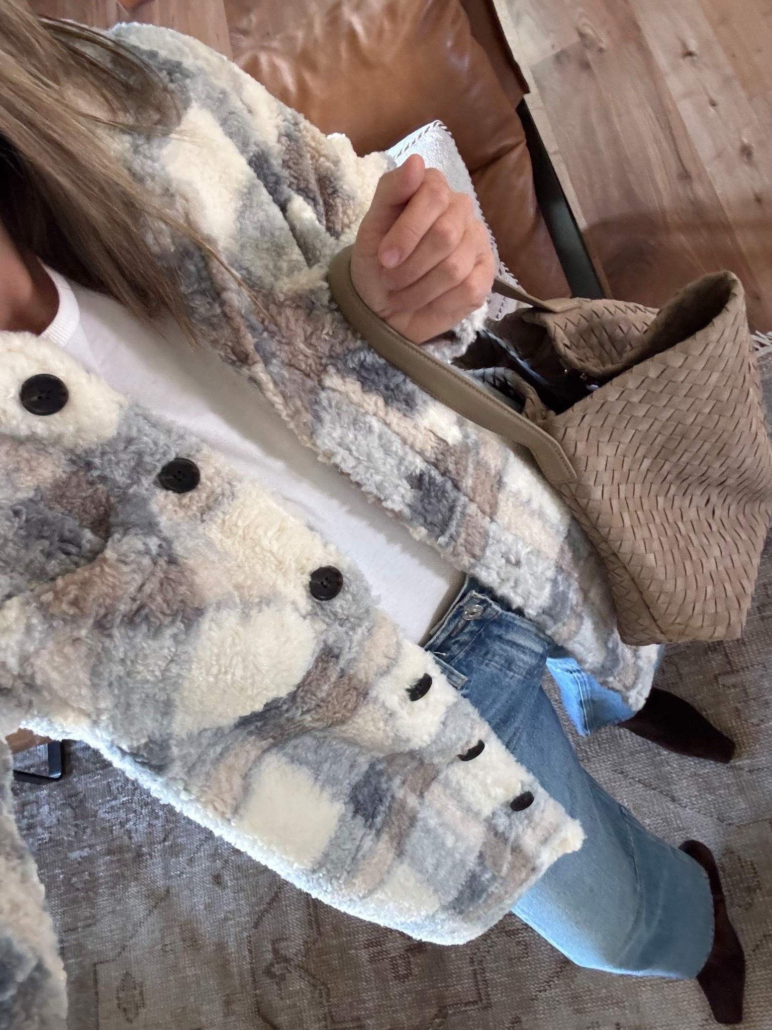 My plaid jacket is now only $39 and I did size down to an extra small - runs big

#LTKCyberWeek #LTKHoliday