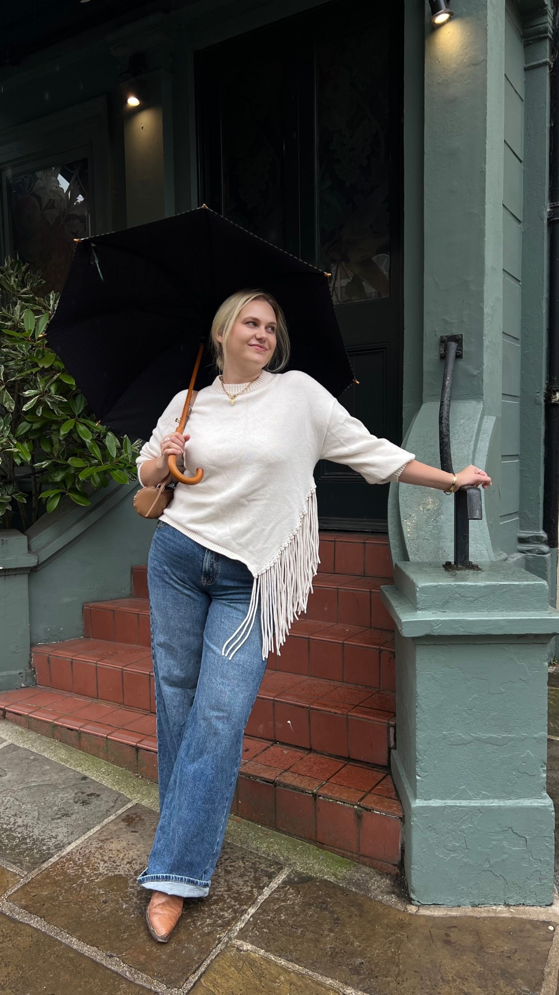 Day 10 of transitional outfits - I had to remind myself to GO SIMPLE 👌🏼

#LTKjeans #LTKautumn #LTKmidsize