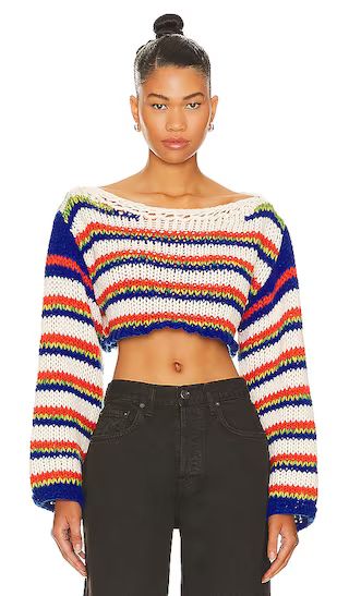 Stefanie Crop Sweater | Revolve Clothing (Global)