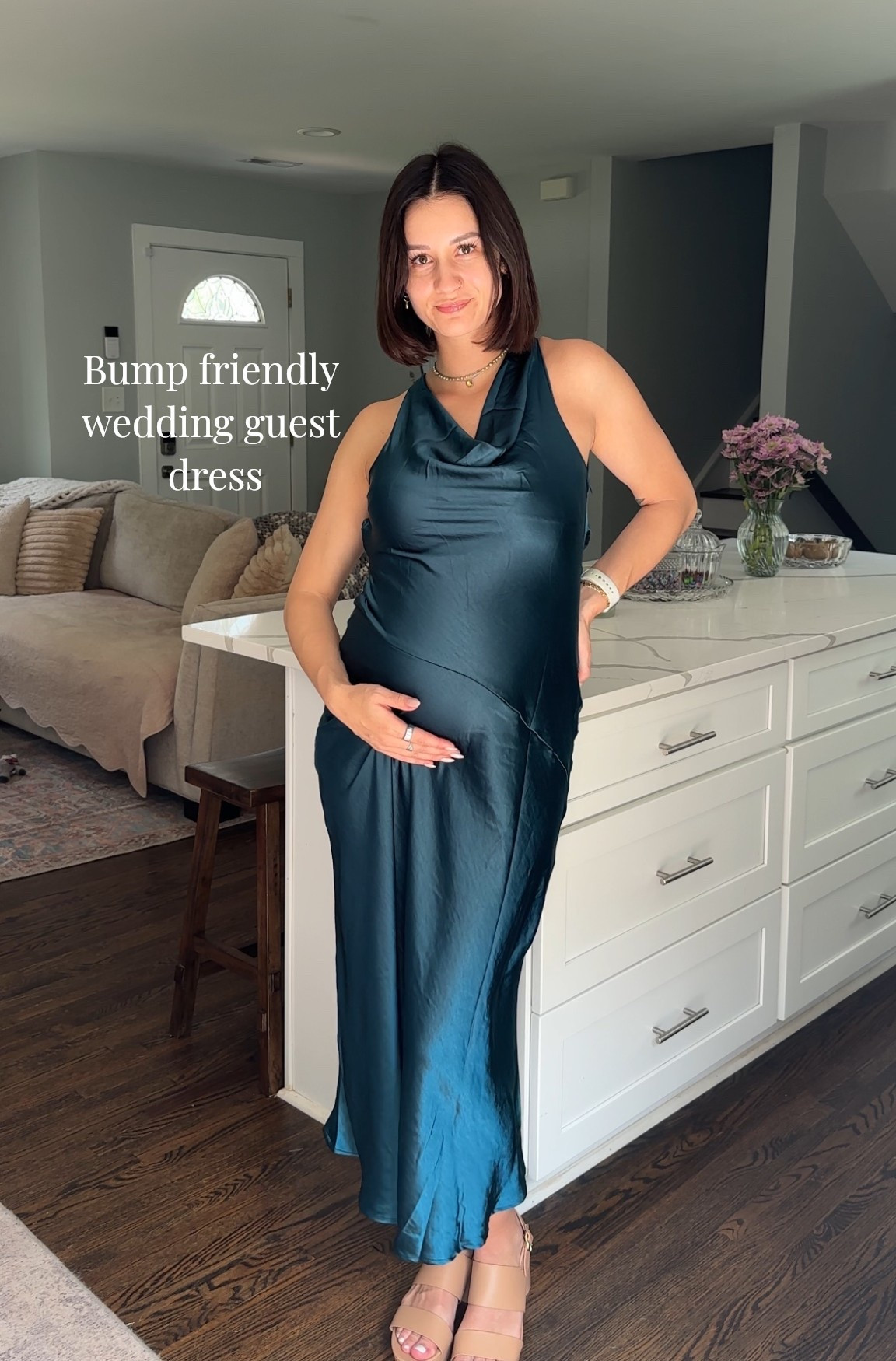 Size medium!! (Pre-pregnancy size small)✨

#LTKBump #LTKWedding #LTKFindsUnder100