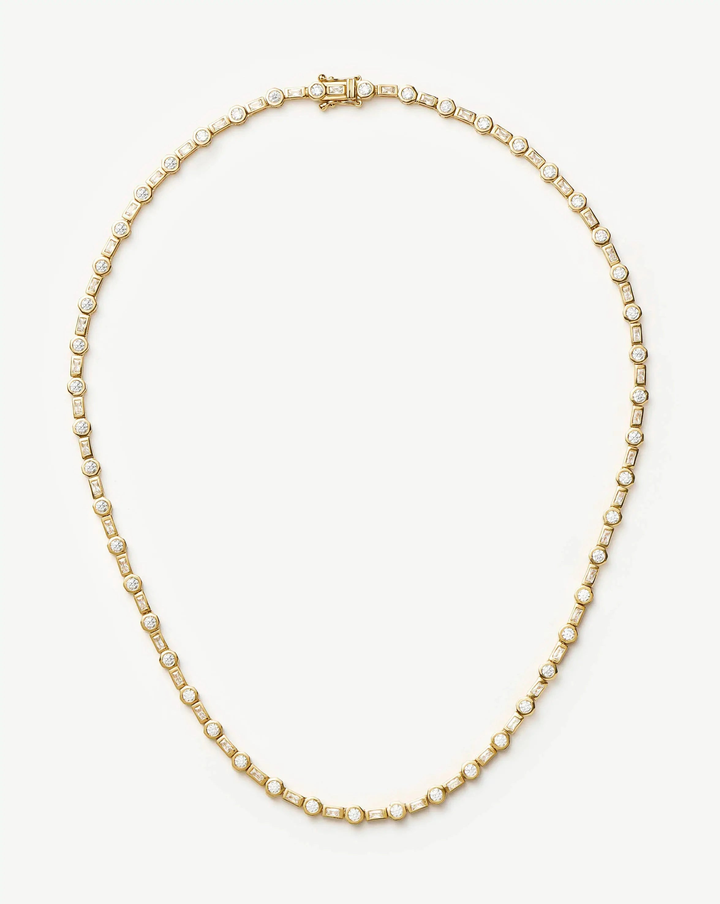 Lucy Williams Tennis Necklace | 18ct Gold Plated | Missoma UK | Missoma UK