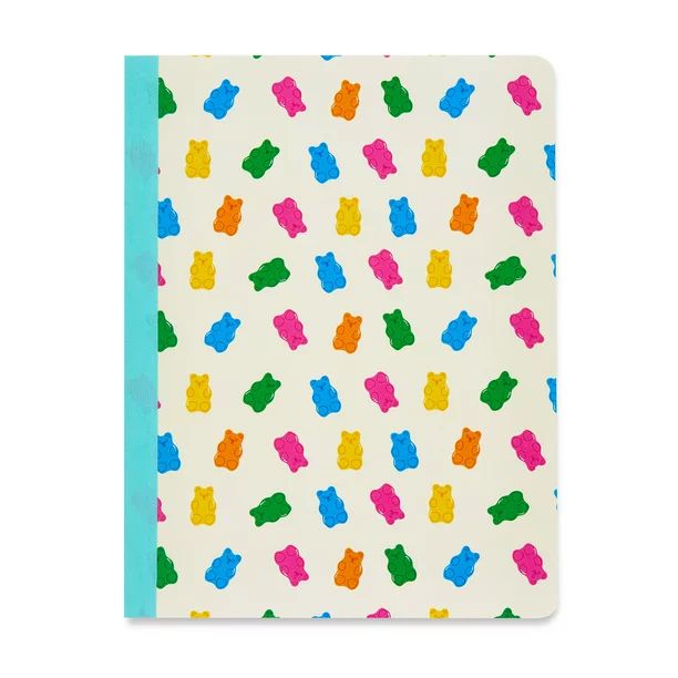 Pen+Gear College Ruled Composition Book, 7.5" x 9.75" x 0.5", Multicolor Gummy Bears, 80 Sheets | Walmart (US)
