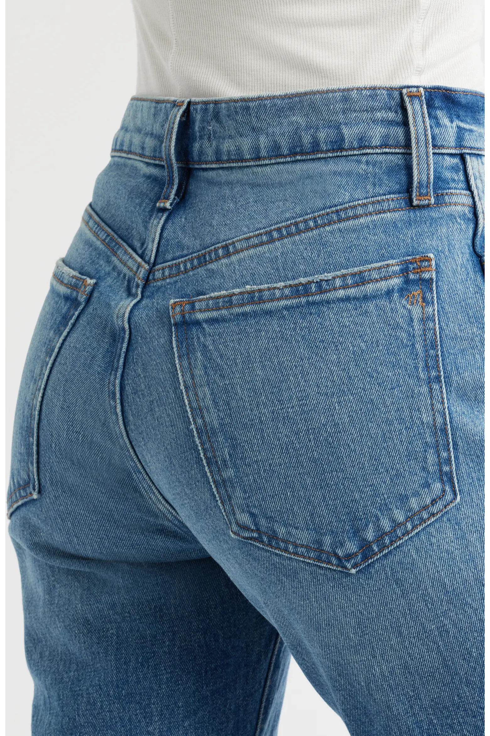 The Longline Straight Leg Jeans (Women) | Nordstrom | Nordstrom