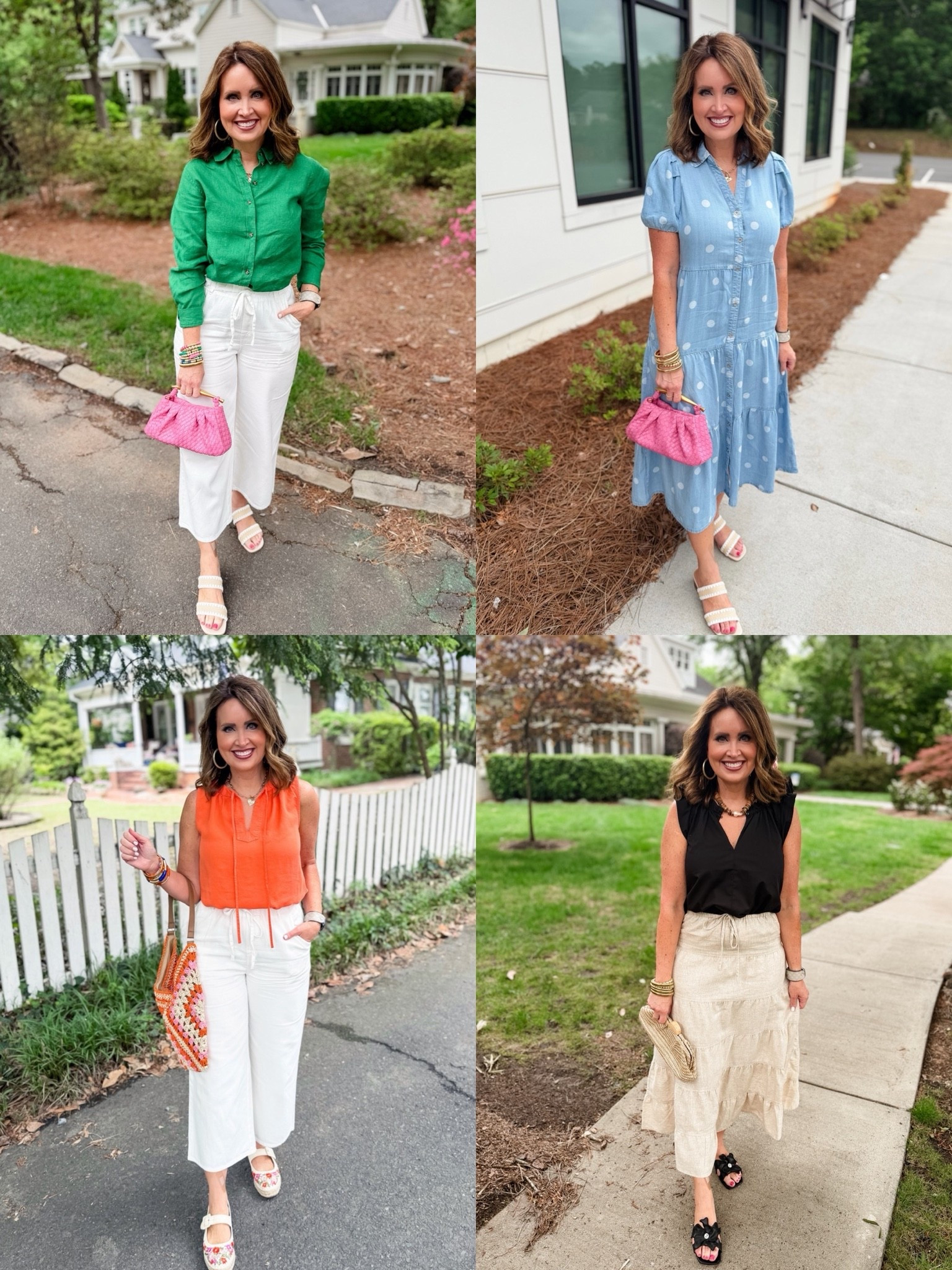 All of these outfits from Velvet Heart are 30% off with code SUNNY30

Wearing a small in everything but the white pants (in a medium in those)