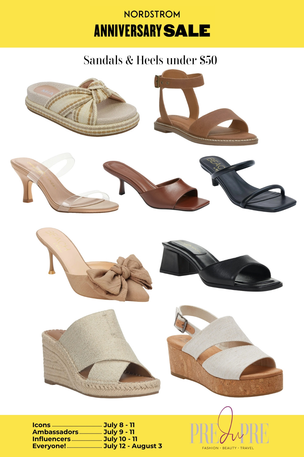 Add the finishing touch to every outfit with these sandals and heels—all under $50! Whether you’re looking for casual platforms, elegant slides, or statement kitten heels, these Nordstrom Anniversary Sale finds are high on style and low on price. #HeelsUnder50 #SummerSandals #NordstromSale #LTKSummerStyle #PredupreLook 

 #LTKSaleAlert #LTKFindsUnder50 #LTKShoeCrush