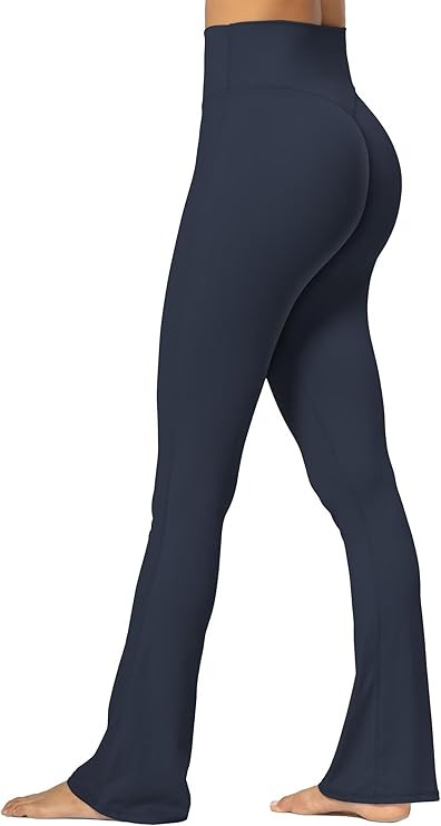 Sunzel No Front Seam Mini Flare Leggings for Women, Invisible Butt Scrunch Flared Yoga Pants with... | Amazon (US)