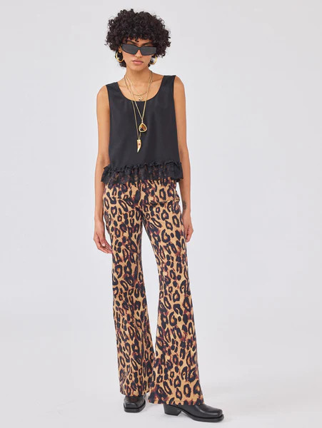 Cosmic Cat Flare Jeans | Hayley Menzies EU