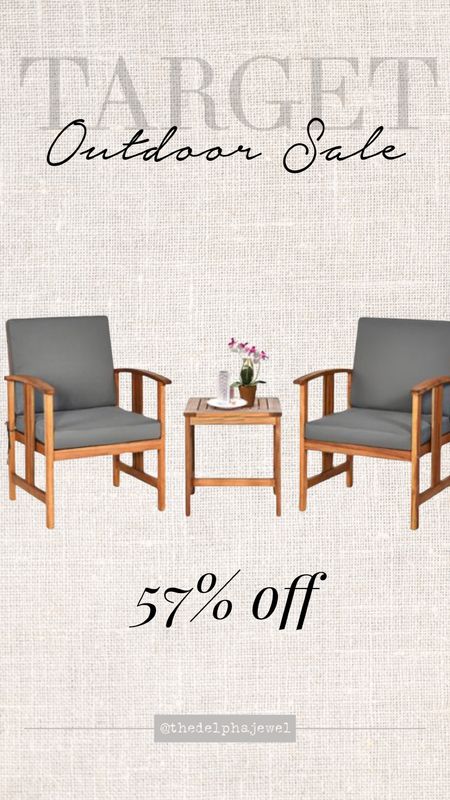 Solid wood table and chairs patio set is on sale 57% off for only $200 (regular $459)



#LTKhome #LTKsalealert