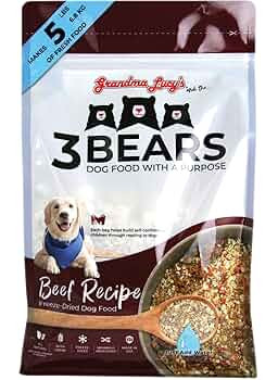 Grandma Lucy's 3 Bears Beef Dog Food - 1lb | Amazon (US)