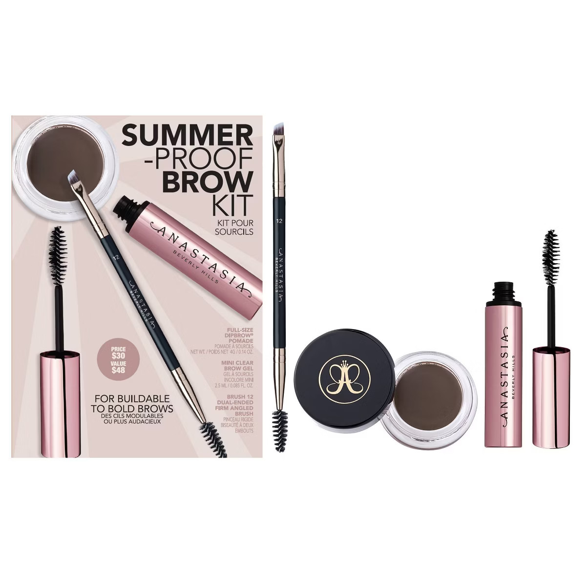 Anastasia Beverly Hills Summer-Proof Eyebrow Kit - 0.225oz - Ulta Beauty | Target