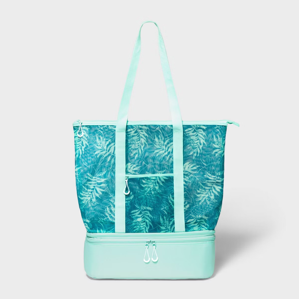 Cooler Tote Palm Printed Mesh - Sun Squad™ | Target