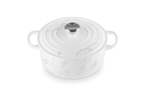 Le Creuset Enameled Cast Iron Signature Round Dutch Oven, 4.5 qt., Marble | Amazon (US)