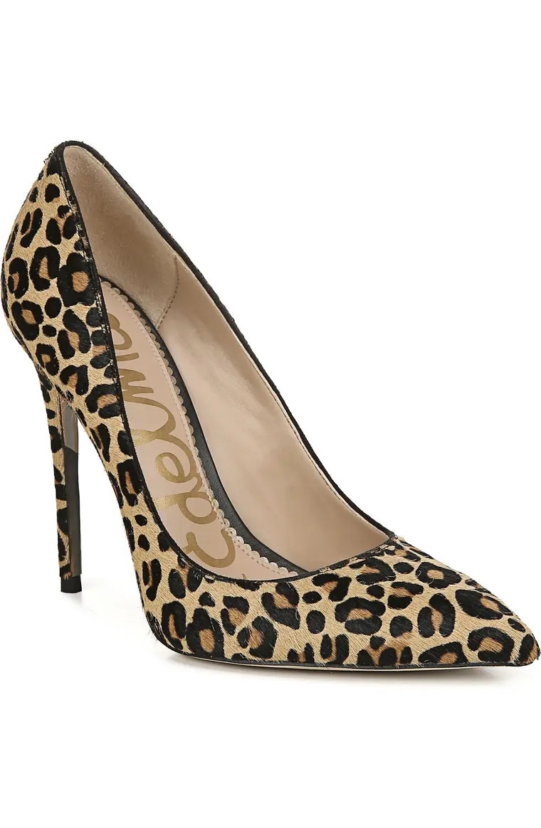 Danna Pointy Toe Genuine Calf Hair Pump | Nordstrom