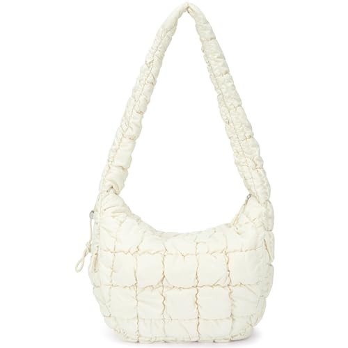 CLUCI Puffer Tote Bag for Women, Large Lightweight Quilted Carryall, Paddin Puffy Crossbody Purse... | Amazon (US)