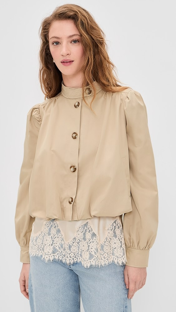 Hemlock Gathered Trench Jacket | Shopbop