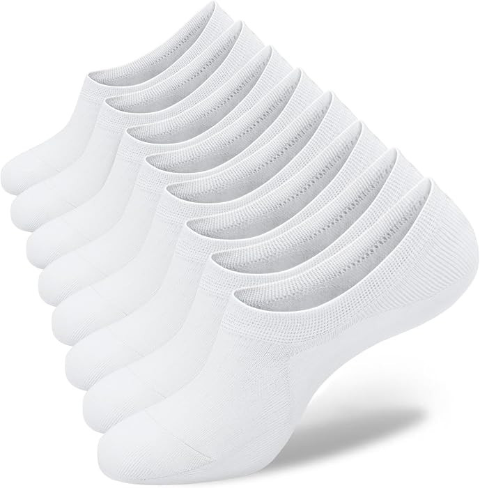 SIXDAYSOX Womens No Show Socks for Flats, Short Low Cut Cotton Liner Socks | Amazon (US)