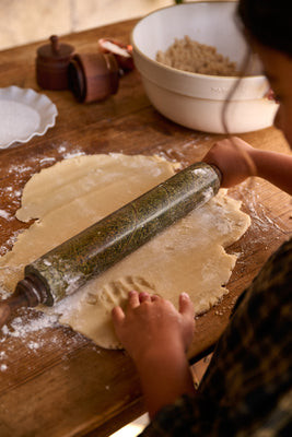 Forest Marble Rolling Pin + Tray | Magnolia