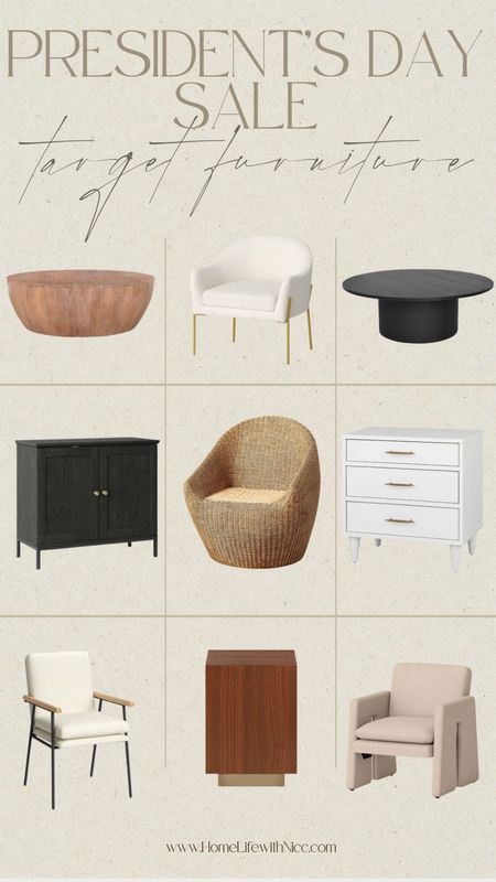 President’s Day Sale ends Monday at Target! So many great deals on furniture pieces! #homedecor #modernorganicdecor #targetdeals #furnituredeals #neutralfurniture

#LTKstyletip #LTKhome #LTKsalealert