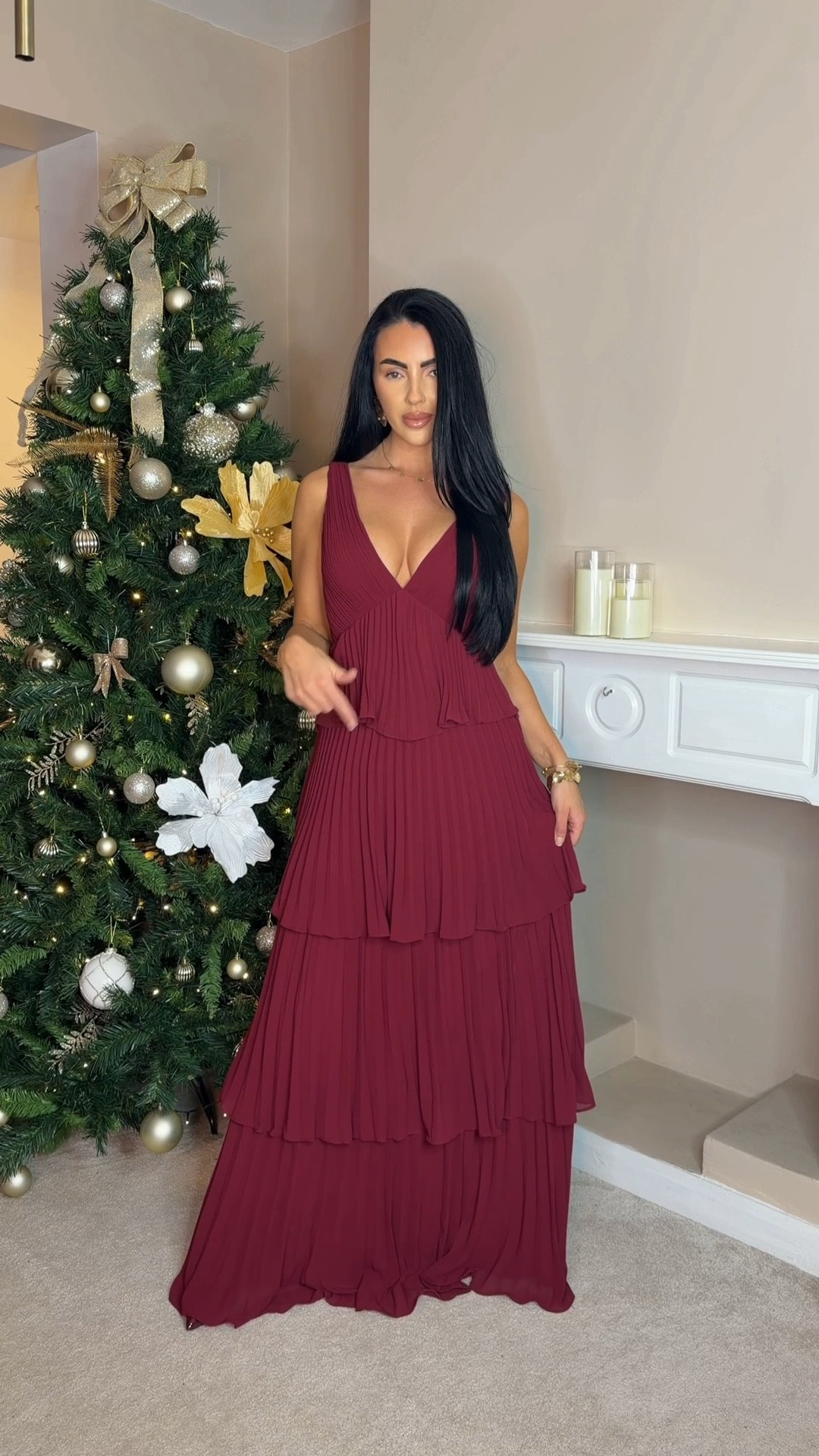 Most Definitely in my Burgundy Era 🍒😮‍💨✨

Dress: @aw.bridal in colour Burgundy 

Wearing: Size 8

Use code: RE10 for 10% off entire website, the have some beautiful pieces!! 

This dress is so so beautiful! And so comfortable on the skin!! Would be perfect for a wedding this season!! 😍🥹 

& Because of the beautiful ruffles it would also look so cute paired with a blazer for a more casual look! In LOVE with the colour! I’m burgundy obsessed rn! 

#LTKdresses #LTKwedding #LTKuk