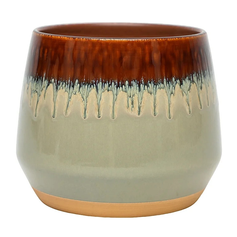 Better Homes & Gardens 8 Inch Ceramic Alan Planter with Beautiful Gradient Glaze | Walmart (US)