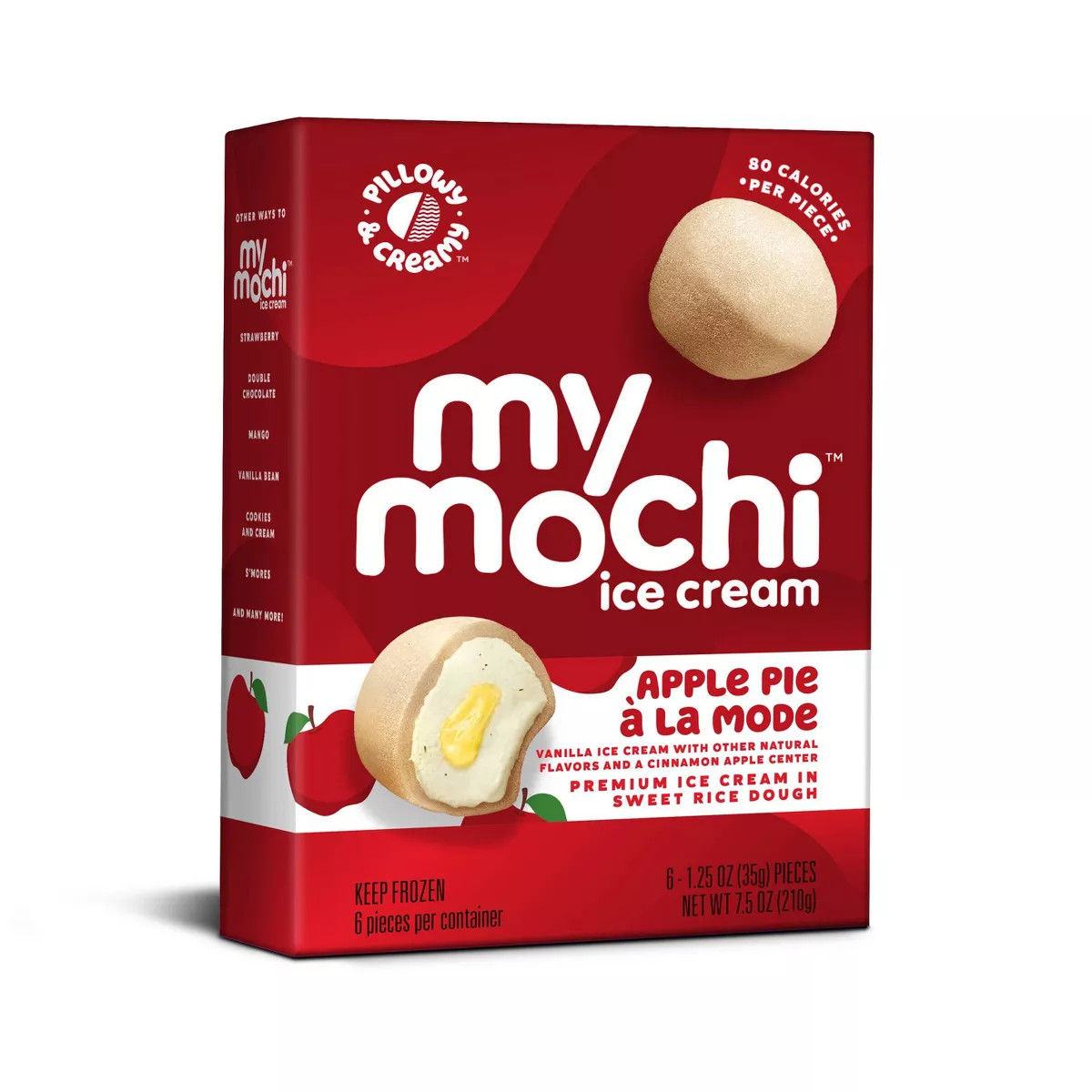 My/Mo Mochi Ice Cream Apple Pie A La Mode - 6ct | Target