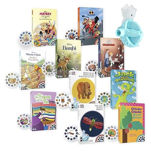Moonlite Storytime Mini Projector with 10 Classic Bedtime Stories, A Magical Way to Read Together, Digital Storybooks, Fun Sound Effects, Learning Gifts for Kids Ages 1 and Up | Amazon (US)