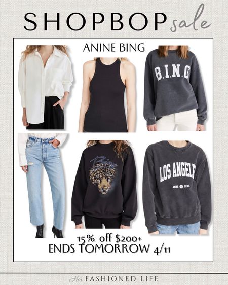Shopbop designer sale! All of the best finds from ANINE BING!

#LTKsalealert #LTKfindsunder50 #LTKstyletip